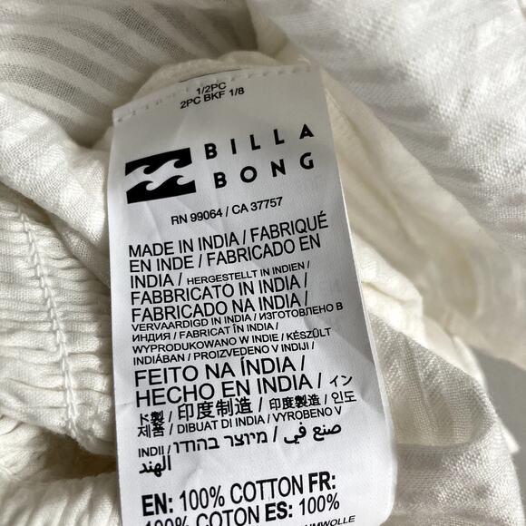 Billabong NEW Starry Skies Maxi Dress - White - Medium - Picture 10 of 10